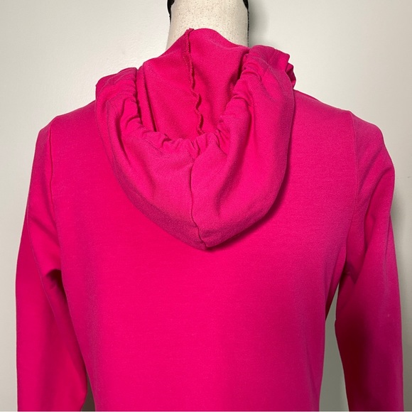 Soho New York & Co Pink Soft knit Hooded Drawstrings Casual Sporty Style XS - Picture 14 of 14